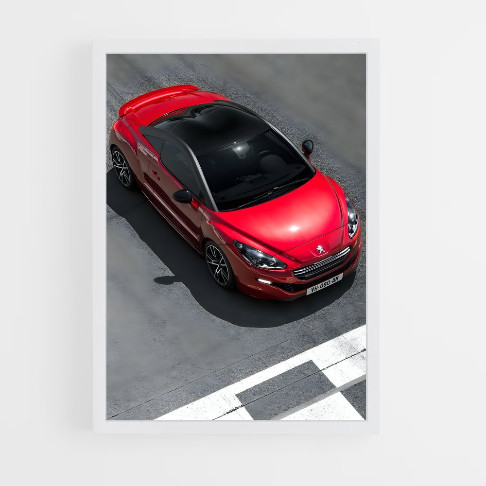 Poster Vision Sportive – affiche Peugeot (vue 3)